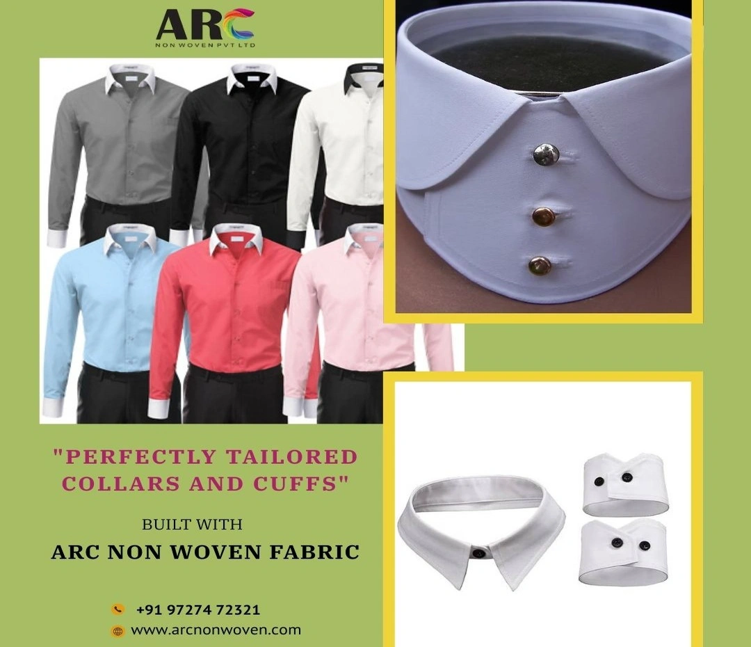 Perfectly tailored shirt cuffs built with ARC non-woven interlining material